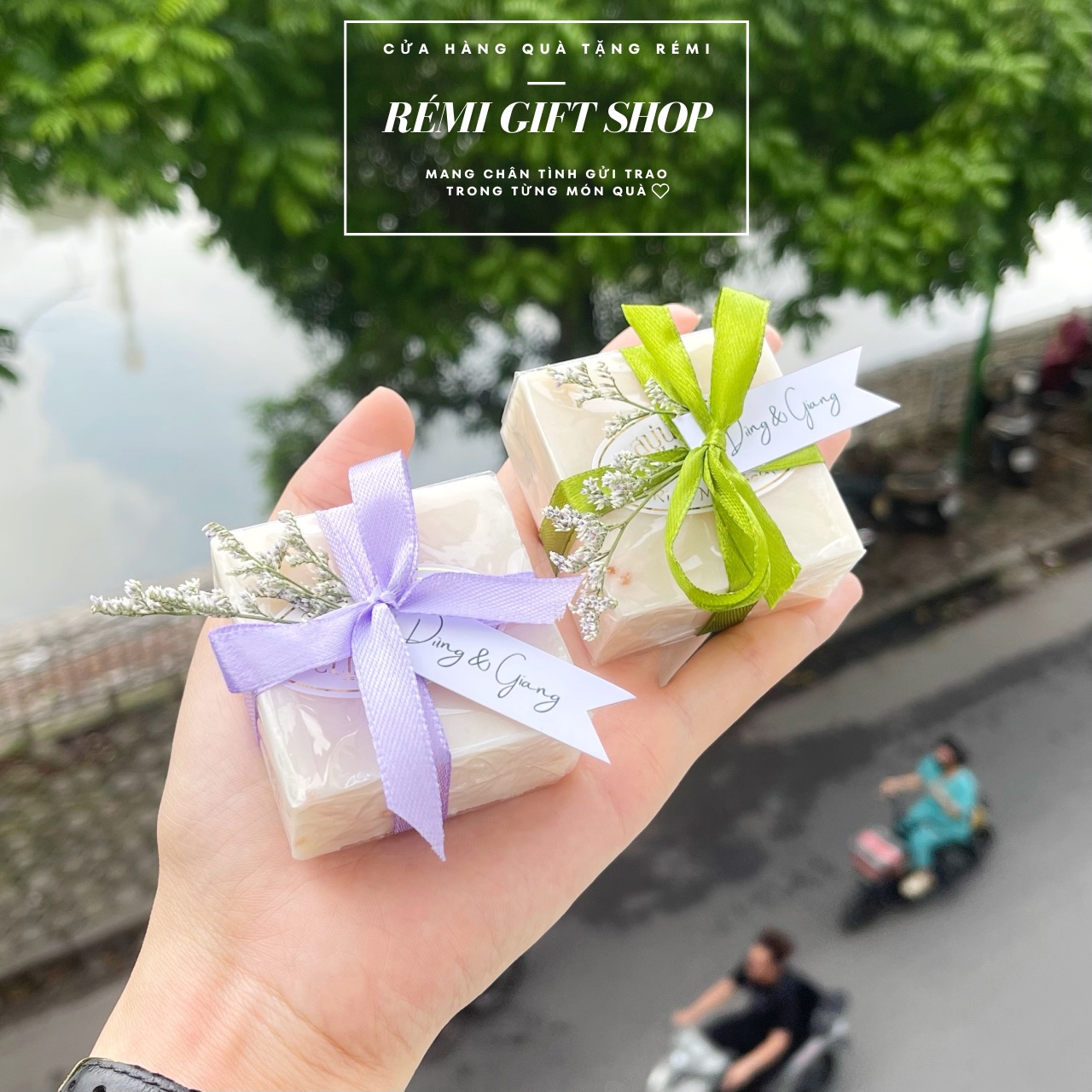 Mẫu 1 - Bánh xà phòng cám gạo Thái, sét quà tặng sự kiện, đám cưới hỏi ý nghĩa - Ảnh 6