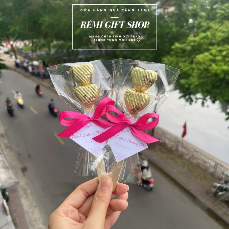 Thanh kẹo 2 sô cô la