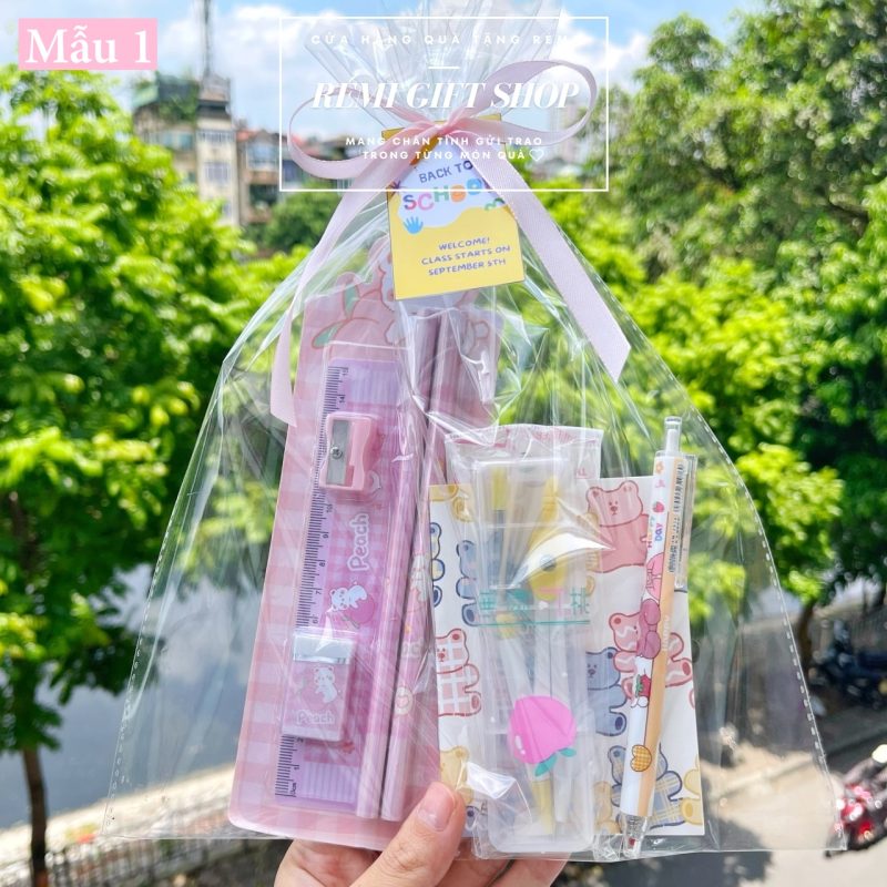 Mẫu 1 - Set quà đồ dùng học tập