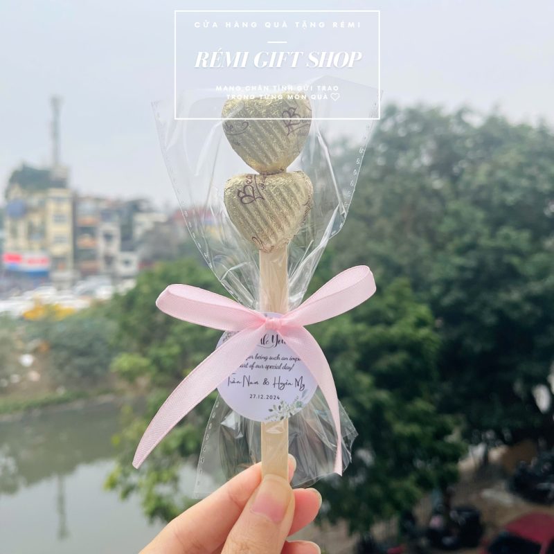 Mẫu 2 - Thanh kẹo 2 sô cô la