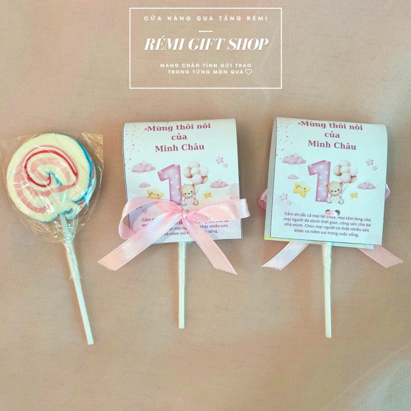 Set quà tặng kẹo mút - quà tặng thôi nôi, sinh nhật ý nghĩa cho các bé - Ảnh 4