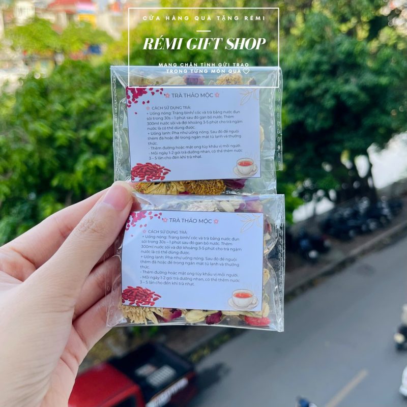 Trà thảo mộc, Trà hoa, Trà dưỡng nhan - quà tặng đám cưới hỏi, sự kiện ý nghĩa - Ảnh 4