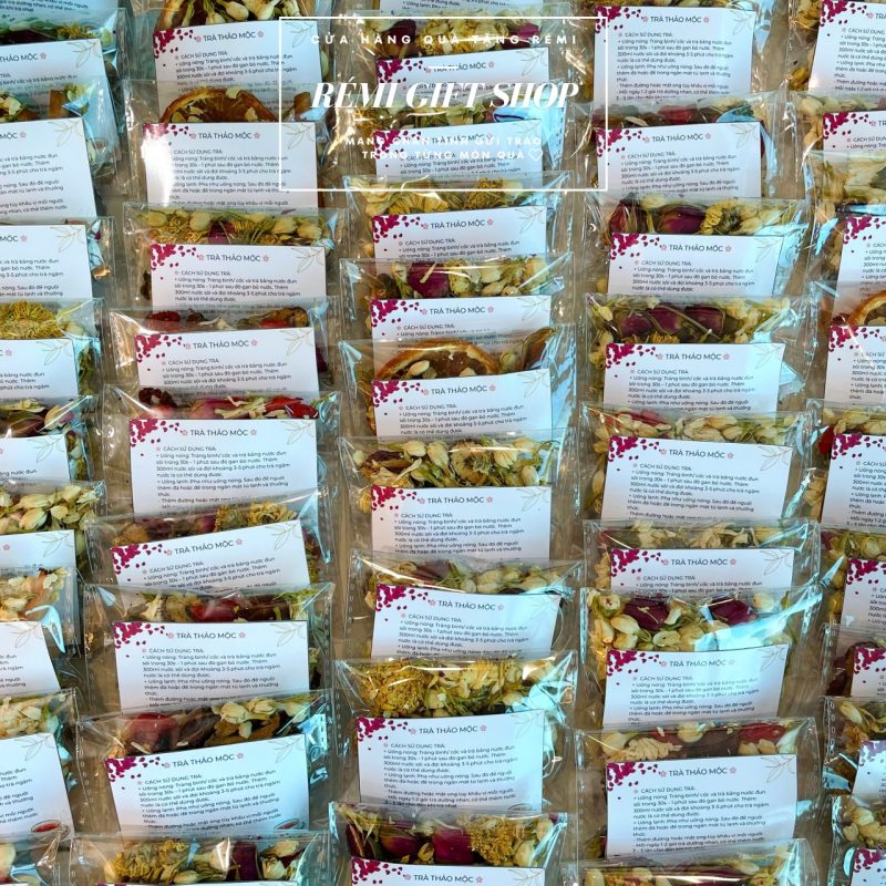 Trà thảo mộc, Trà hoa, Trà dưỡng nhan - quà tặng đám cưới hỏi, sự kiện ý nghĩa - Ảnh 9