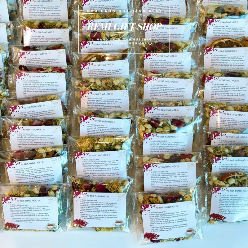 Trà thảo mộc, Trà hoa, Trà dưỡng nhan - quà tặng đám cưới hỏi, sự kiện ý nghĩa - Ảnh 7