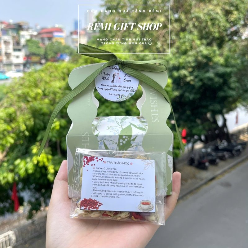 Mẫu 2 - Hộp quà tặng trà thảo mộc