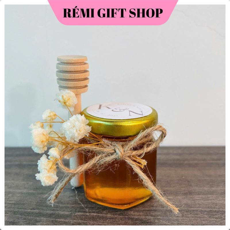 Mẫu 7 - Quà tặng hũ mật ong thiên nhiên kèm muỗng lấy mật (hũ 50ml)