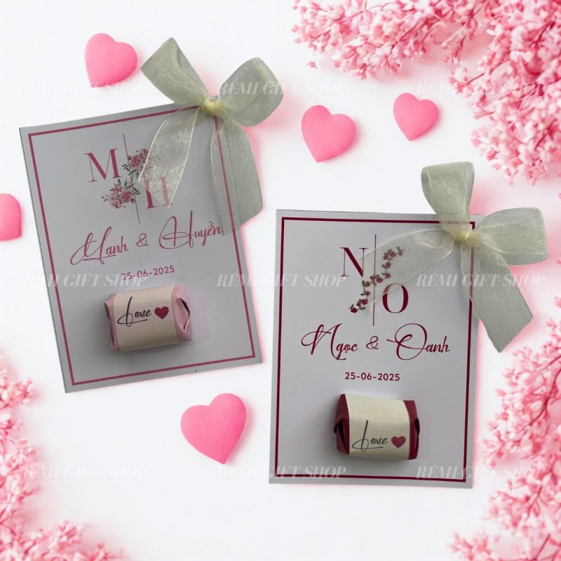 Thiệp quà tặng sô cô la Hershey_s