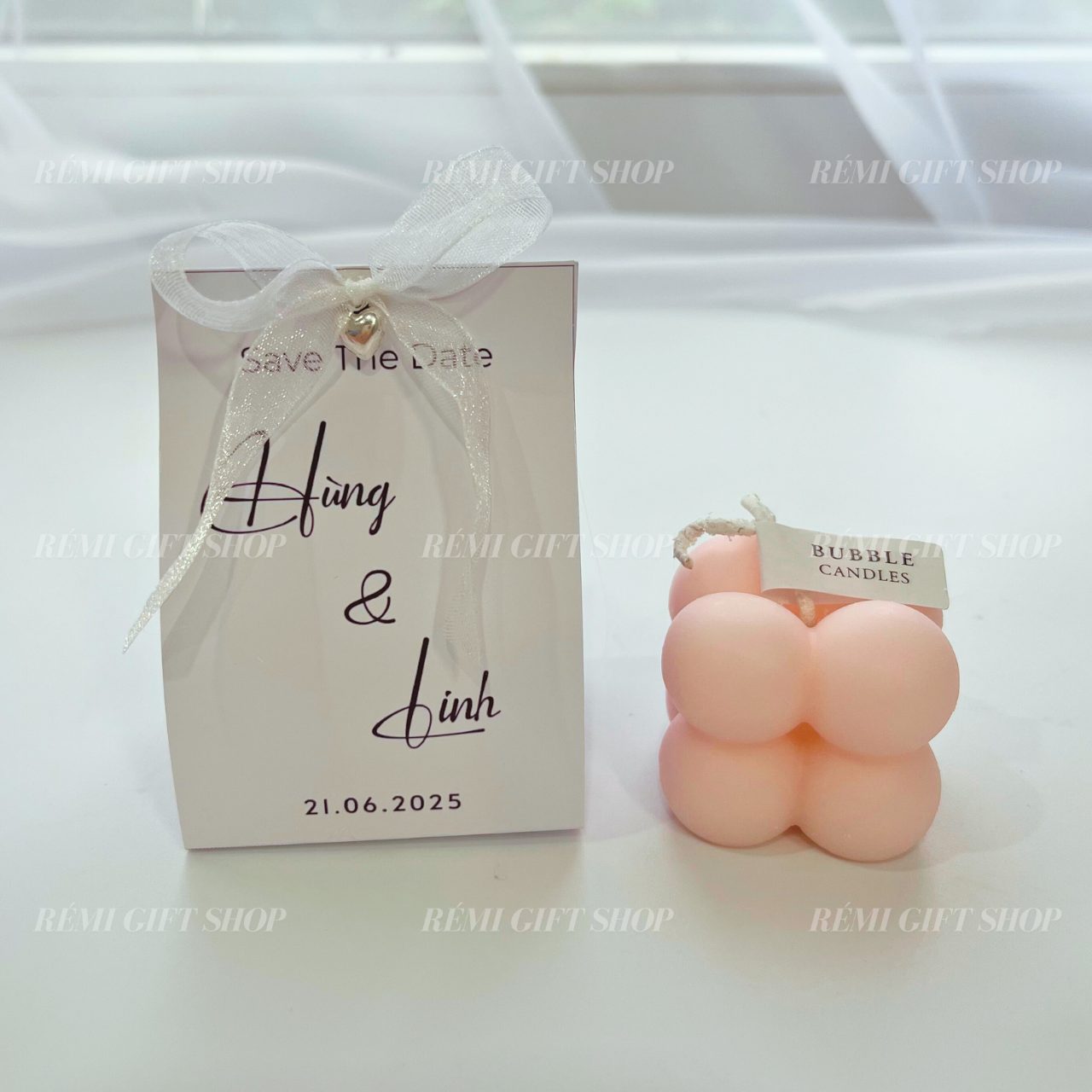 quà tặng banner nến thơm bubble