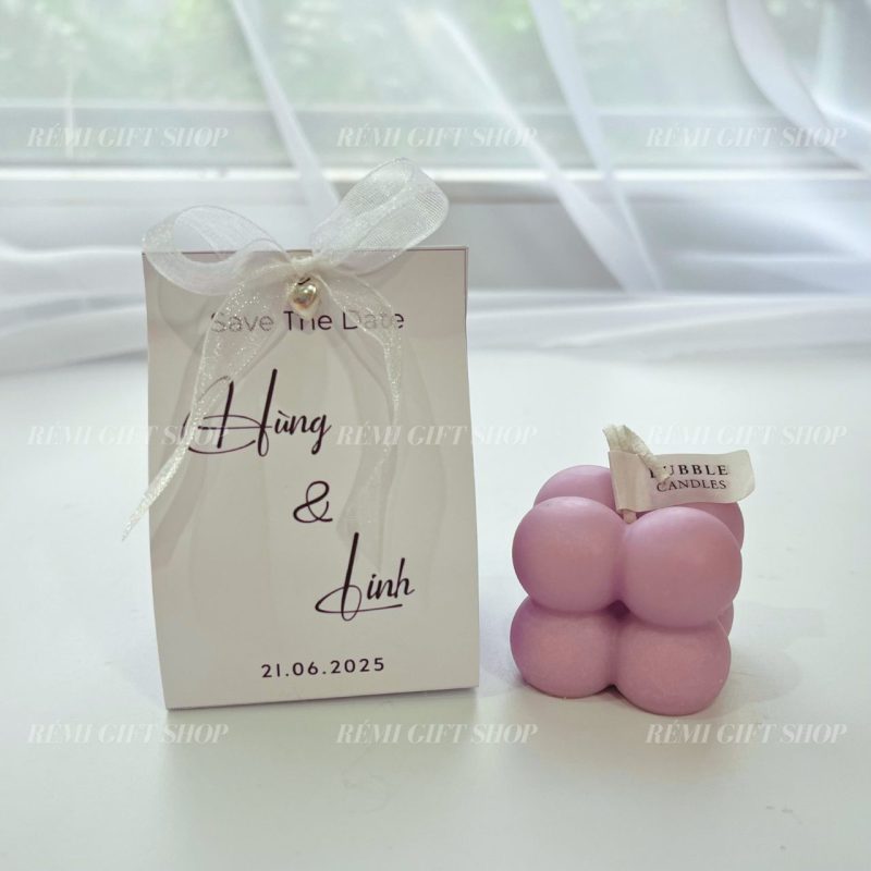quà tặng banner nến thơm bubble