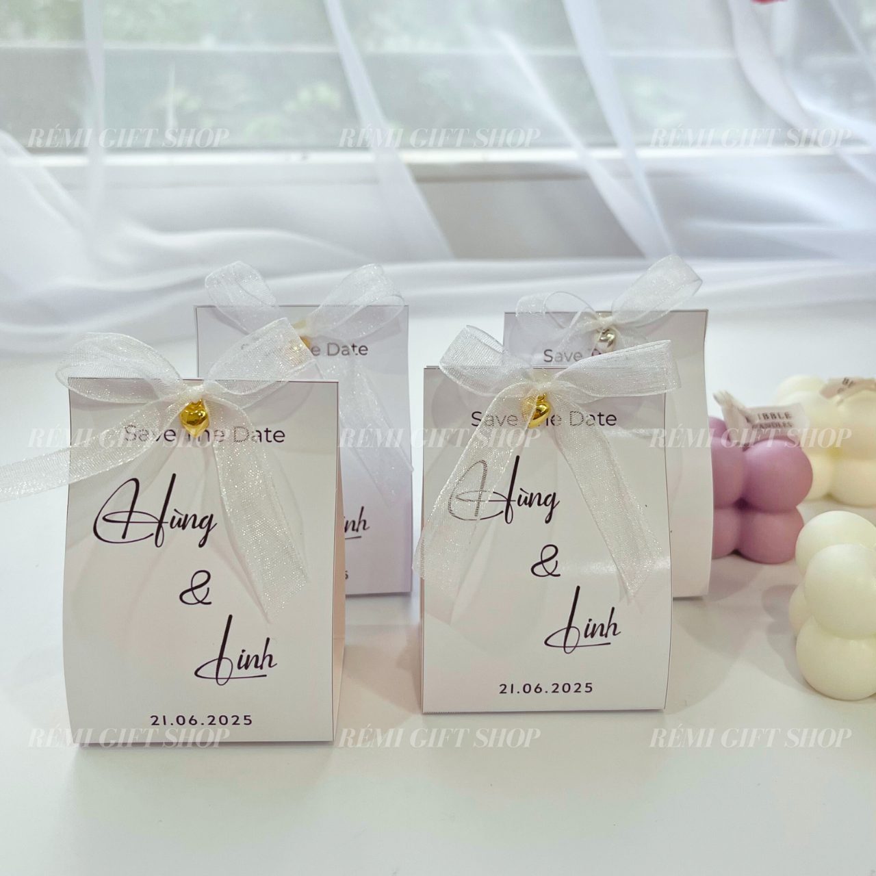 quà tặng banner nến thơm bubble