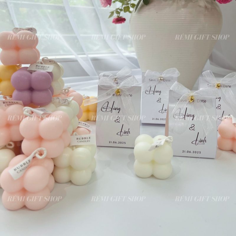 quà tặng banner nến thơm bubble