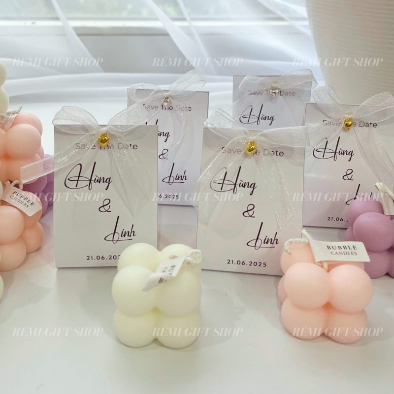 quà tặng banner nến thơm bubble