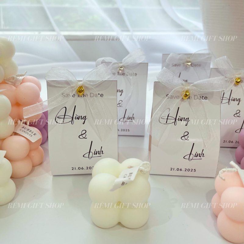quà tặng banner nến thơm bubble