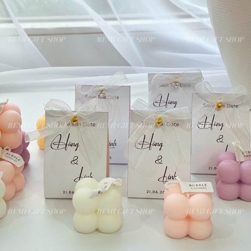 quà tặng banner nến thơm bubble