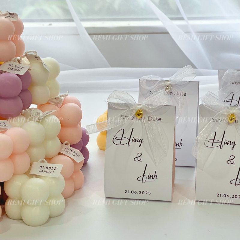 quà tặng banner nến thơm bubble