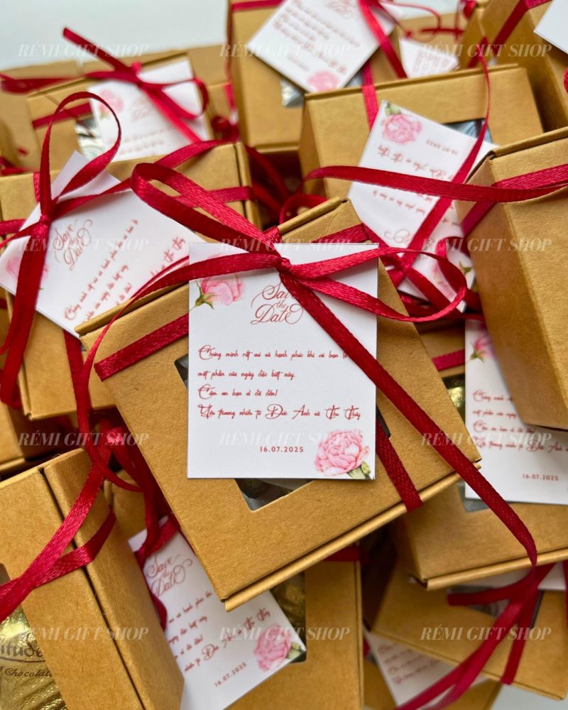hộp quà tặng sô cô la