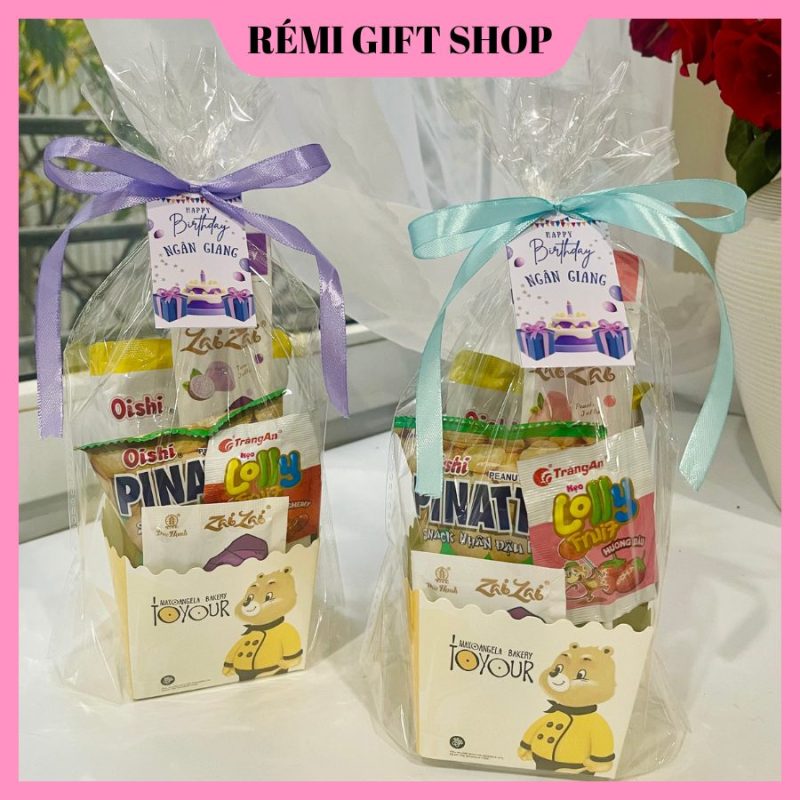 set quà tặng bánh kẹo cho bé