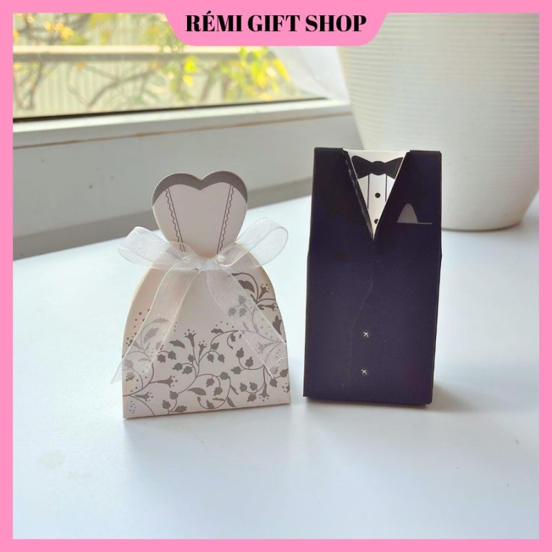 hộp quà tặng cô dâu chú rể